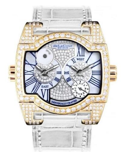 Luxury replica DeLaCour SAQRA PETITE 2 QUARTZ ROSE GOLD watch WAPG0320-1152 Luxury replica DeLaCour SAQRA PETITE 2 QUARTZ ROSE GOLD watch WAPG0320-1152